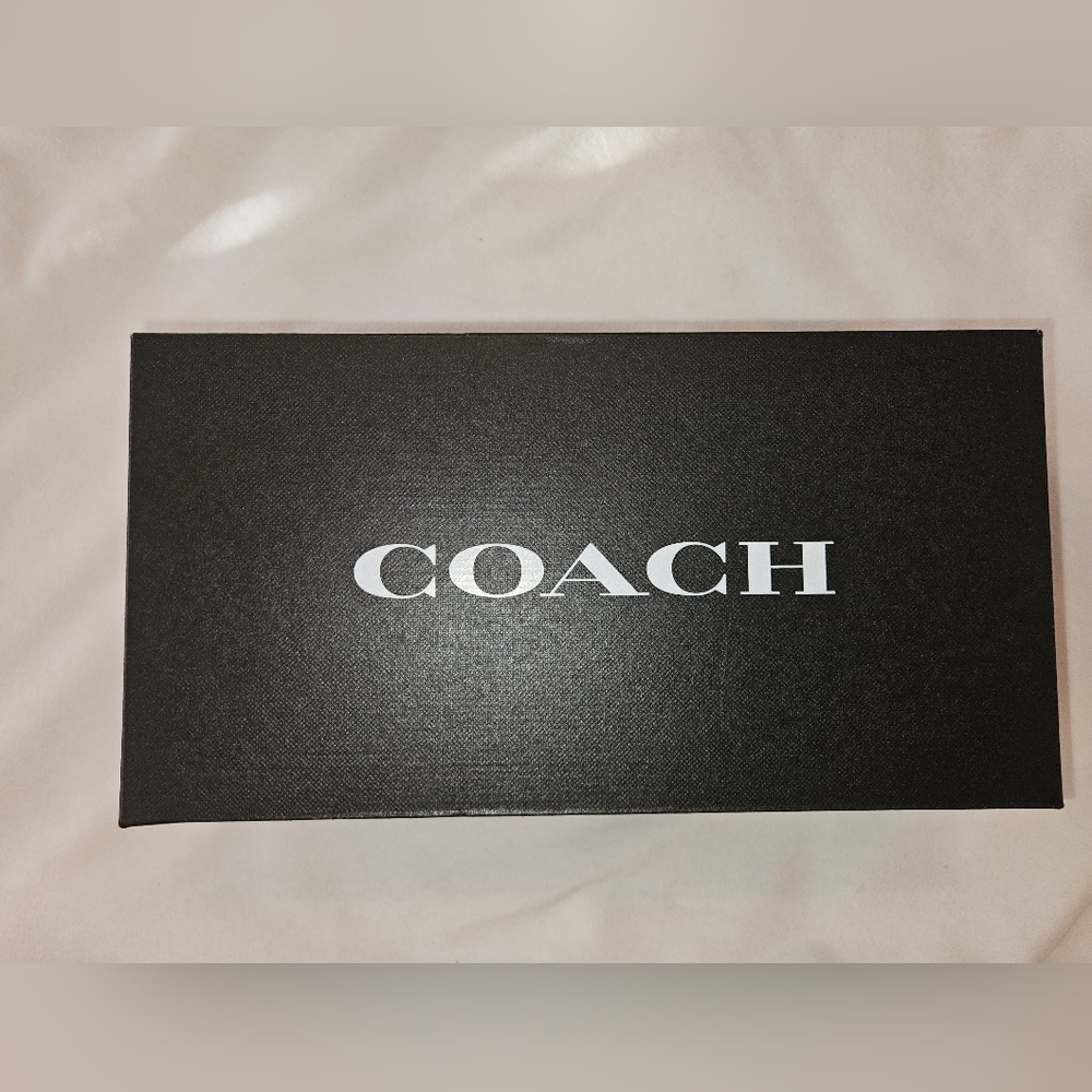 Coach Leather Marley Slip On Driver, Size 7, New In Box, True Navy - Picture 8 of 9